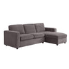Dusk Soho Grey Chenille Right Hand Storage Chaise Sofa RRP £1859