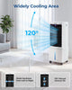 LEENON 9L Portable Air Conditioner, Air Cooler Fan with 3 Speeds, 35dB Quiet Coo