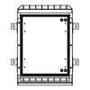 GRP Electric Enclosure W700 x H1000 x D350mm Kiosk, Cabinet, Meter Box, Housing