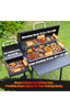 Large Barrel Smoker Barbecue charcoal Grill BBQ Grill Outdoors Garden Camping