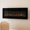 50 Inch Electric Wall Fireplace with 9 LED Flame Effect Timer Remote Home Heater