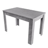 4 Seater Dining Table Rectangle Kitchen Dining Room Furniture, Grey Wood Tone