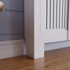 Arlington Radiator Cover White Traditional Modern Cabinet Wood Grill Furniture