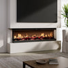 Electric Fireplace Panoramic Media Fire 40-72in Wall Insert LED Fireplace Heater