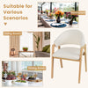 COSTWAY Modern Dining Chair Set of 2 Kitchen Chair w/Padded Seat