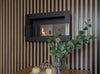 Bio fireplace 650x400 with glass Black Structural