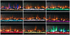 NEW 2025 UHD Electric MEDIA WALL Glass FIRE White Black Grey 50, 60, 72, 78 Inch