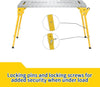 30"x20" Foldable Welding Table 350LB Capacity Steel Workbench Adjustable Angle
