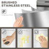 48L Sensor Bin, Stainless Steel Kitchen Bin with Automatic Close