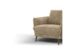 Sofology Adler Latte Lifestyle Mottled Fabric & Dark Wood Armchair RRP £559