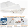 Real Marble Coffee Table Living Room End Side Table Bedside Furniture Black Legs