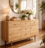 Large Storage Sideboard Wooden Chest Drawer Kitchen Cupboard Cabinet Buffet Unit