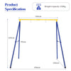 Large A-Frame Swing Stand Steel Swing Frame Garden Backyard （Excluding swing）