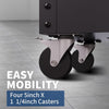 4 Drawer Tool Trolley Cart Rolling Utility Storage Cabinet Garage Workshop