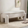 Storage Bench Stool Upholstered Bedroom Bench Window Seat for Hallway/Entryway