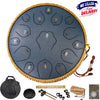 15 Note 13 Inch Drum Rain Drum for Outside Garden Steel Tongue Drum Rain Chime