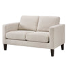 Dusk Soho Beige Linen Look Compact 2 Seater Sofa RRP £899