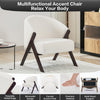 🔥Mid Century Modern Armchair Vintage Style Danish Upholstered Seat Accent Chair