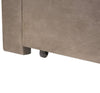 Beliani Lonzac Velvet EU King Size Bed withDrawers Taupe Upholstered RRP £379.99