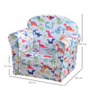 Kids Armchair Toddler Sofa Foam Filled Upholstered Couch Dinosaur