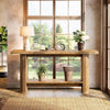 Modern Console Table for Entryway 55-Inch Wood Narrow Sofa Table for Living Room