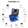 32GB 50M 9" Sewer Pipe Inspection Camera 512Hz Locator Self-leveling 720P Camera