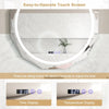 76CM Defog Shatterproof Wall Mounted LED Lighted Mirror Bathroom Mirror