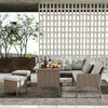 Polyrattan Garden Furniture Set 7 Seater Corner Sofa Dining Table Patio Outdoor