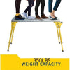 30"x20" Foldable Welding Table 350LB Capacity Steel Workbench Adjustable Angle