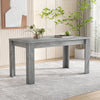 4 Seater Dining Table Rectangle Kitchen Dining Room Furniture, Grey Wood Tone