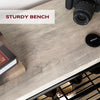 Hall Tree Shoe Bench for Entryway, 4-in-1 Coat Rack Storage Bench with 8 Hooks