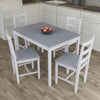 Solid Wooden Dining Table and 2 4 Chairs Set Home Kitchen Furniture