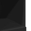 Highboard Black 80x42.5x124 Engineered Wood R9L4