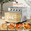 24L Air Fryer Oven, Electric Oven, Oil Free Cooking, Dishwasher Safe, 1600W