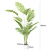 Artificial Palm Tree Fake Plant Home Office Decor Realistic Faux Tree