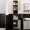 Priano Freestanding Bathroom Cabinet Unit Grey Vanity Cupboard Storage Unit
