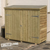6x3 WOODEN GARDEN BIKE STORE OUTDOOR PENT BICYCLE SHED TOOL WALLSTORE STORAGE