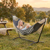 Mondeer 2 Person Hammock w/ Stand Bohemian Style Portable Garden Double Hammock