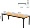 200cm Rectangular Dining Table for 6-8 Person Long Narrow Kitchen Dinner Table