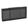Radiator Cover Vertical Slat Modern Stylish MDF Wood White Black Cabinet Shelf