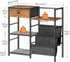 Record Player Stand End Table with Vinyl Storage 4 Tier Vinyl Record Storage