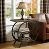3-Tier Industrial End Table, Rustic Small Rectangle Side Table for Living Room