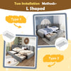 Velvet Daybed With 2 Drawers, 3ft Single Sofa Bed For Partment, Grey, 90x190cm