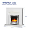 Electric Fire and Surround, Coal Effect & Mood Light – Endeavour New Cayton