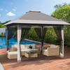 4x4M Pop Up Garden Gazebo Outdoor Party Tent Canopy With Sides Heavy Duty
