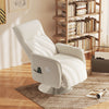 Massage Recliner Chair with Footstool Upholstered Reclining Armchair Refurbished
