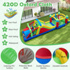 Inflatable Bounce Castle Large Slide w/Jumping House (Without Blower)