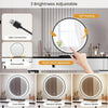 Dressing Table with LED Lights Mirror Stool 5 Drawers Vanity Makeup Desk Set