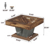 Square Coffee Table, 31.5-Inch Modern Wood Center Tea Table for Living Room