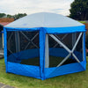Hexagon Screen House Event Shelter Garden Pop Up Gazebo 3.5m Marquee party tent
